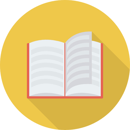 Open book literature library books icon