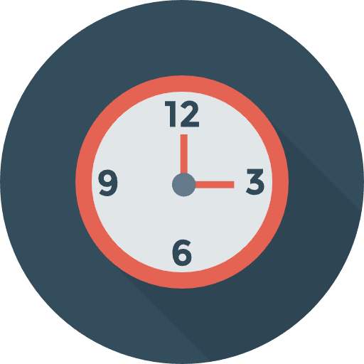 Wall clock time watch circular clock icon