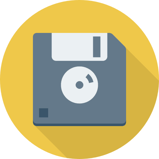 Diskette interface diskette floppy disk icon