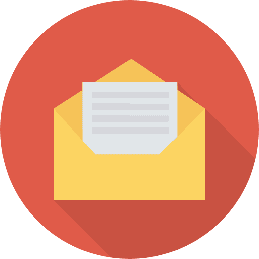 Email envelope message interface icon