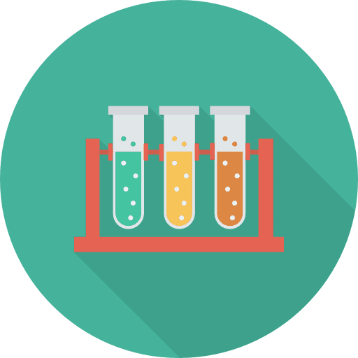 Test tube blood sample test tube testing icon