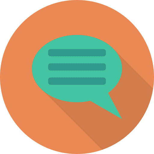 Chat communications speech bubble communication icon