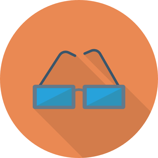 Eyeglasses glasses vision ophthalmology icon