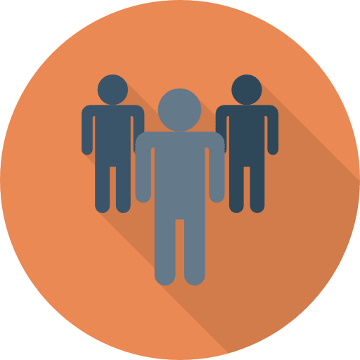 Group people humanpictos team icon