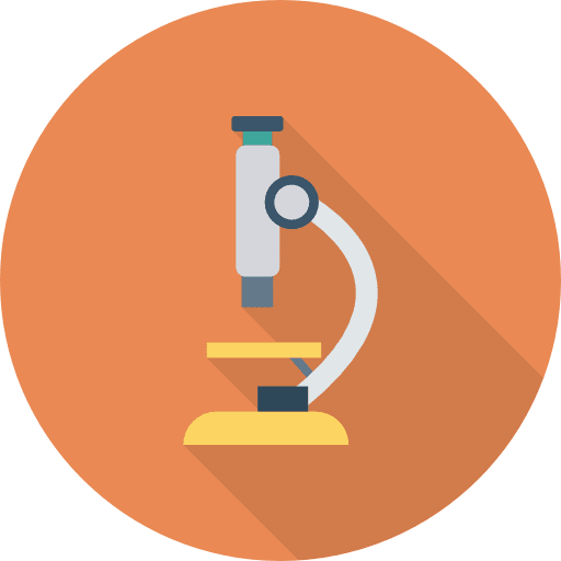 Microscope education medical subjects icon