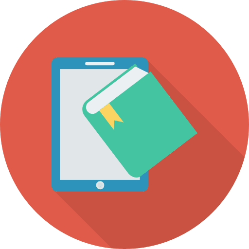Ebook education reading ereader icon