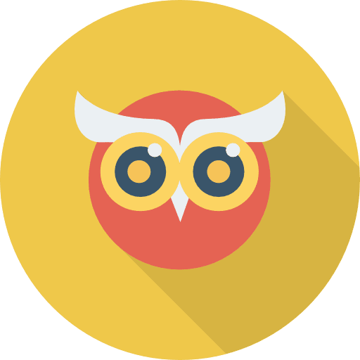Owl hunter owl animals icon