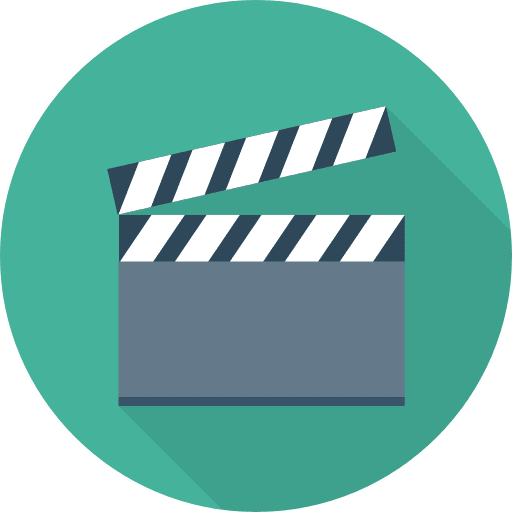 Clapperboard movie cinema clapperboard icon