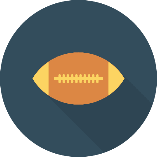American football equipment american football team icon