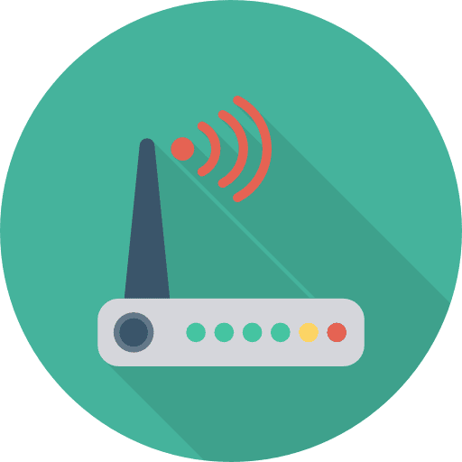 Router electronics communications technology icon