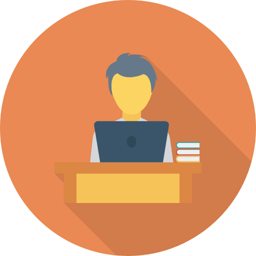 Studying education studying reading icon