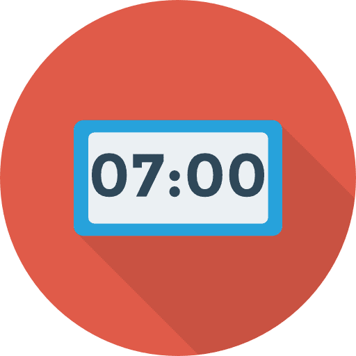 Digital clock digital clock time and date digital icon