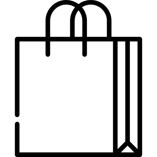 Shopping bag shopper shopping bags bag icon