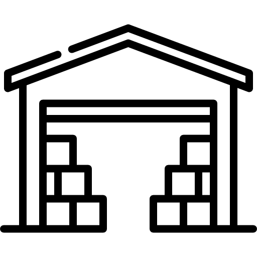 Warehouse warehouse buildings distribution center icon