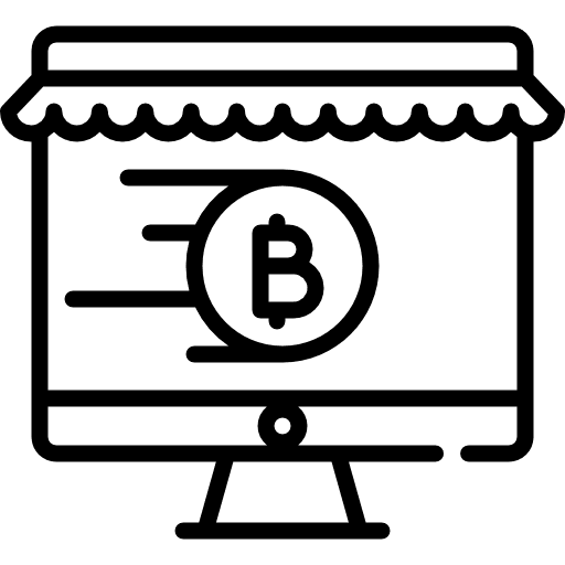 Cryptocurrency currency money ecommerce icon Cryptocurrency currency money ecommerce icon