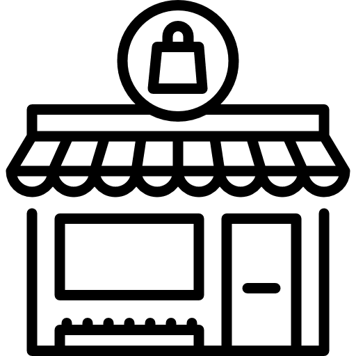 Shop commerce and shopping groceries online shop icon Shop commerce and shopping groceries online shop icon