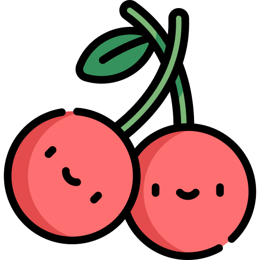 Cherries healthy food food fruit icon Cherries healthy food food fruit icon