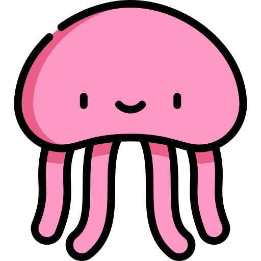 Jellyfish travel aquatic jellyfish icon Jellyfish travel aquatic jellyfish icon