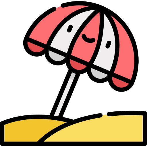 Beach sun umbrella umbrella sun icon Beach sun umbrella umbrella sun icon