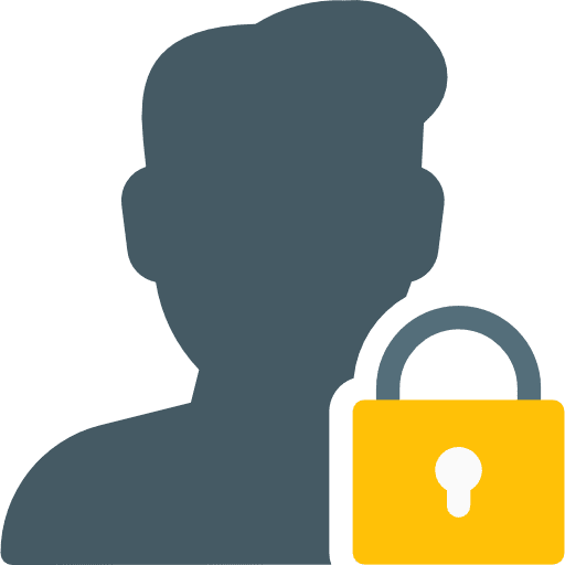 Lock ui locked user icon