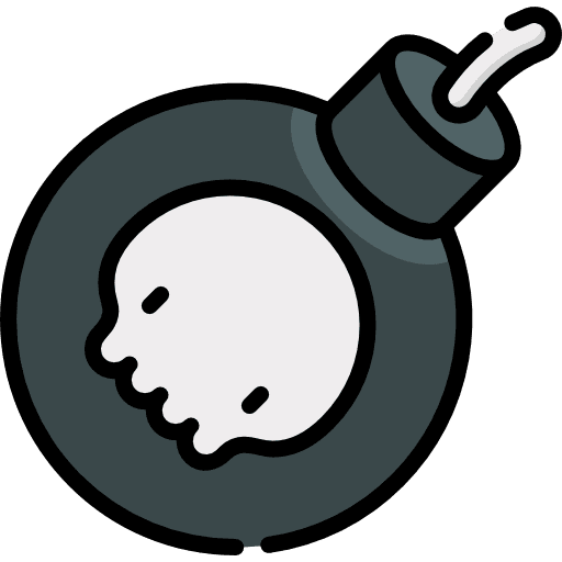 Bomb bomb halloween miscellaneous icon