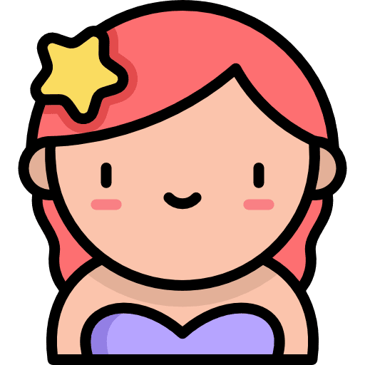 Mermaid character user myth icon