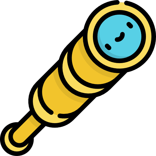 Spyglass miscellaneous spyglass looking icon