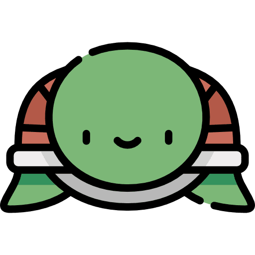 Turtle animal aquatic wildlife icon