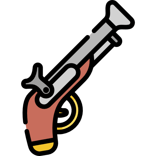 Gun miscellaneous revolver pistol icon
