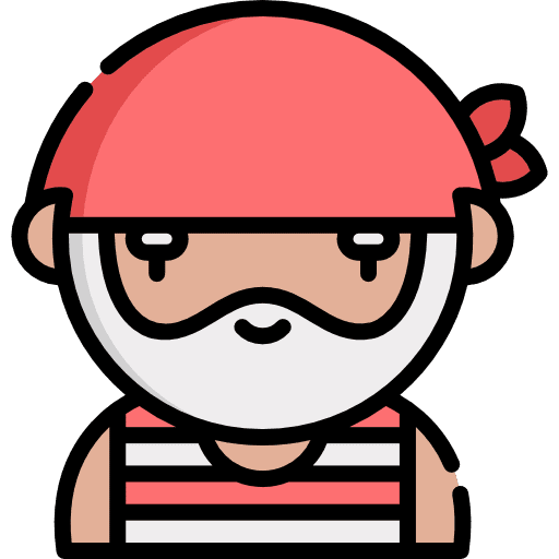 Pirate pirate fairy tale people icon