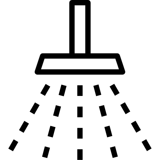 Shower showers bath furniture and household icon