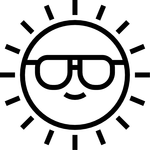 Sun summer sunny weather icon Sun summer sunny weather icon