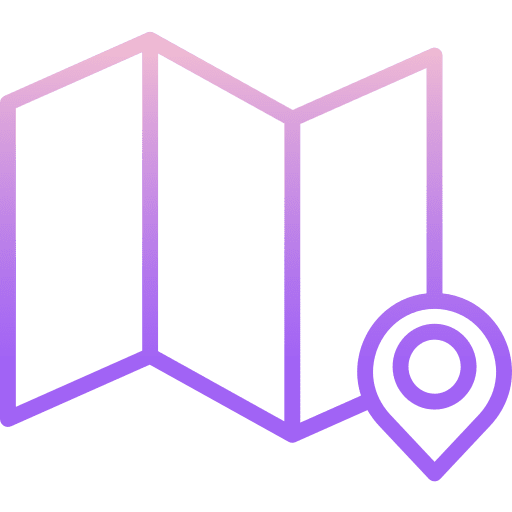 Address address maps and location location icon