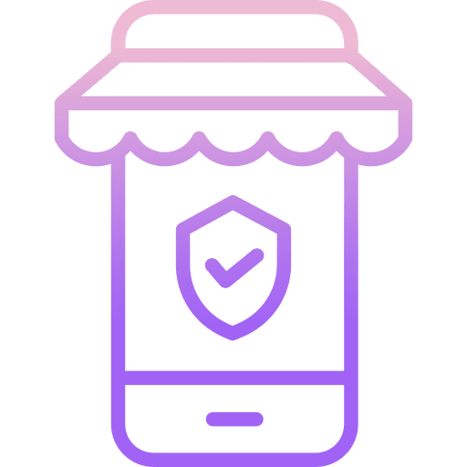 Secure shopping cart commerce and shopping secure icon