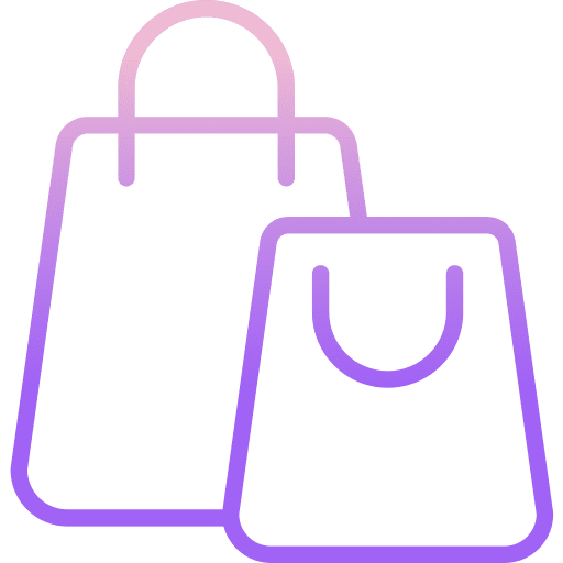Shopping bag sale bags commerce and shopping icon