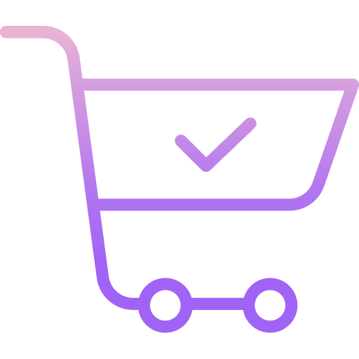 Shopping cart commercial cart commerce and shopping icon
