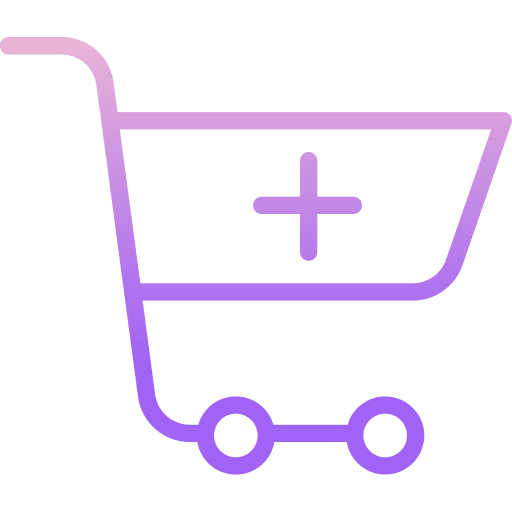 Shopping cart shopping commerce and shopping buy icon