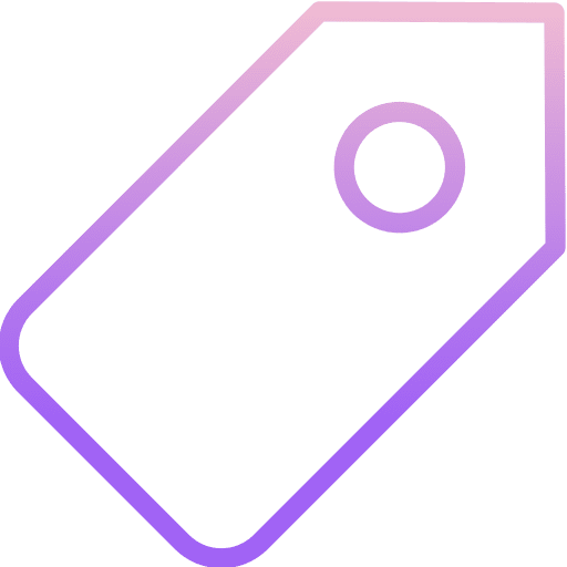 Tag price shopping cart mobile shopping icon