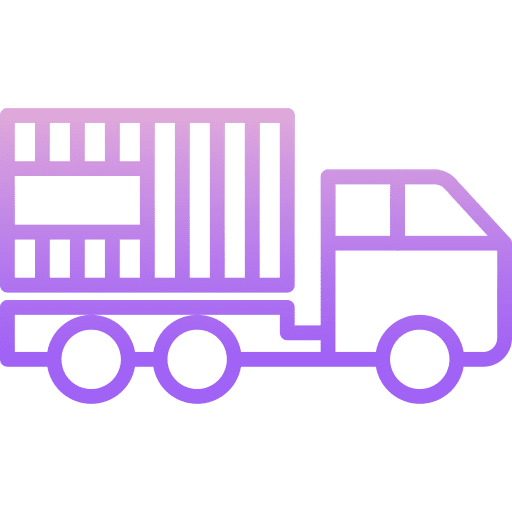 Delivery truck cargo truck shipping automobile icon