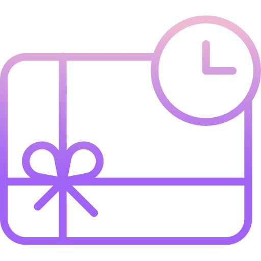 Gift card box present commerce and shopping icon