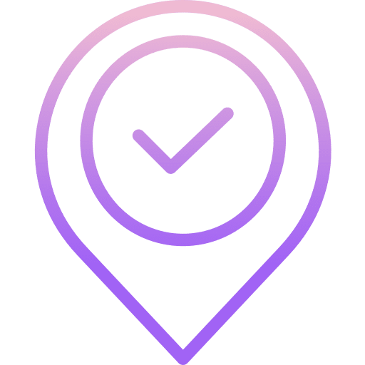 Location map point point pin icon