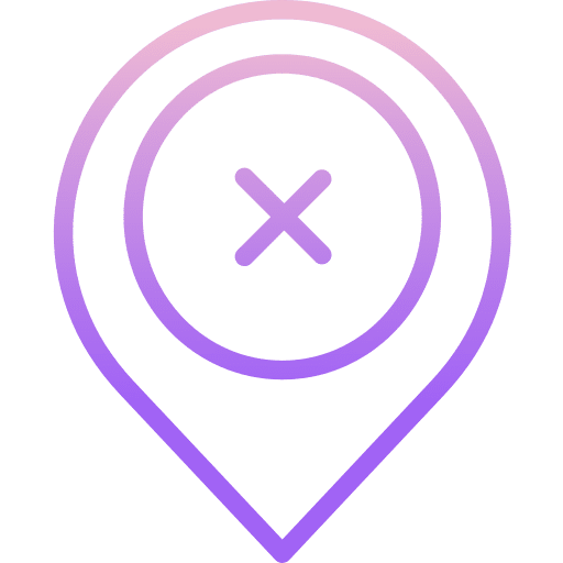 Location map pointer signs map point icon