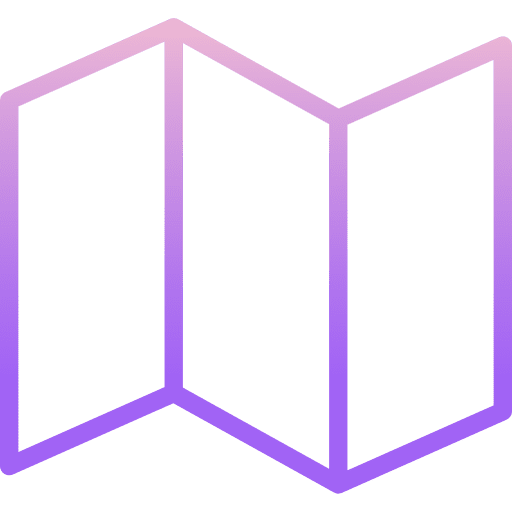 Map interface geography maps and location icon