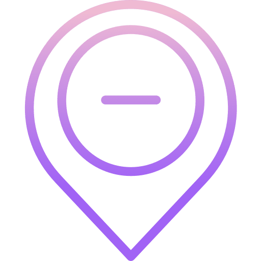 Remove placeholder signs map point icon