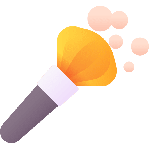 Brush feminine powder highlight stories icon Brush feminine powder highlight stories icon