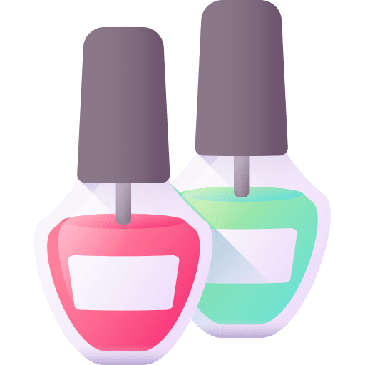 Nail polish beauty salon fashion grooming icon Nail polish beauty salon fashion grooming icon