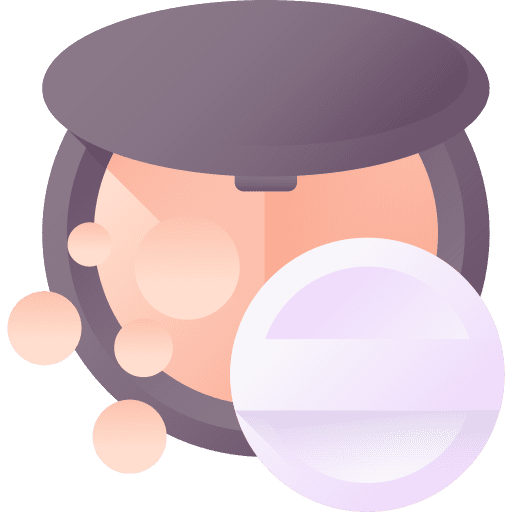 Powder highlight stories beauty face icon Powder highlight stories beauty face icon