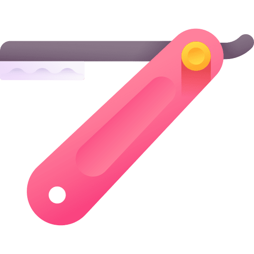 Razor straight razor blade barber icon Razor straight razor blade barber icon
