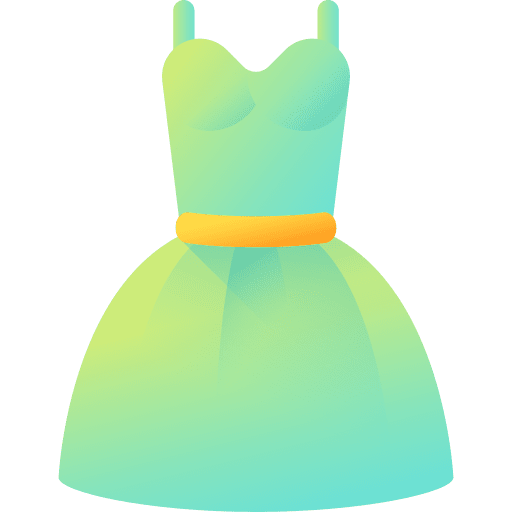 Dress clothes femenine elegant icon Dress clothes femenine elegant icon