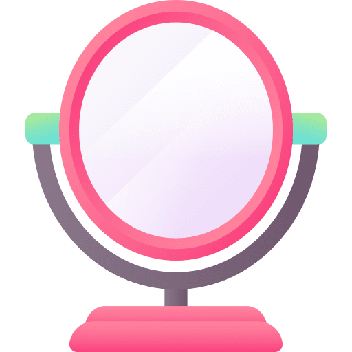 Mirror highlight stories grooming beauty icon Mirror highlight stories grooming beauty icon